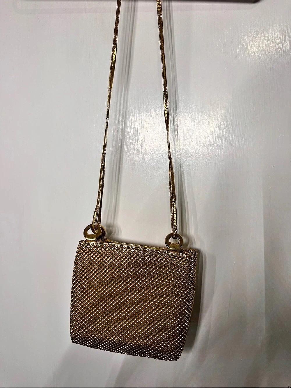 Vintage bag by Marlo Gold Beaded Shoulder Bag